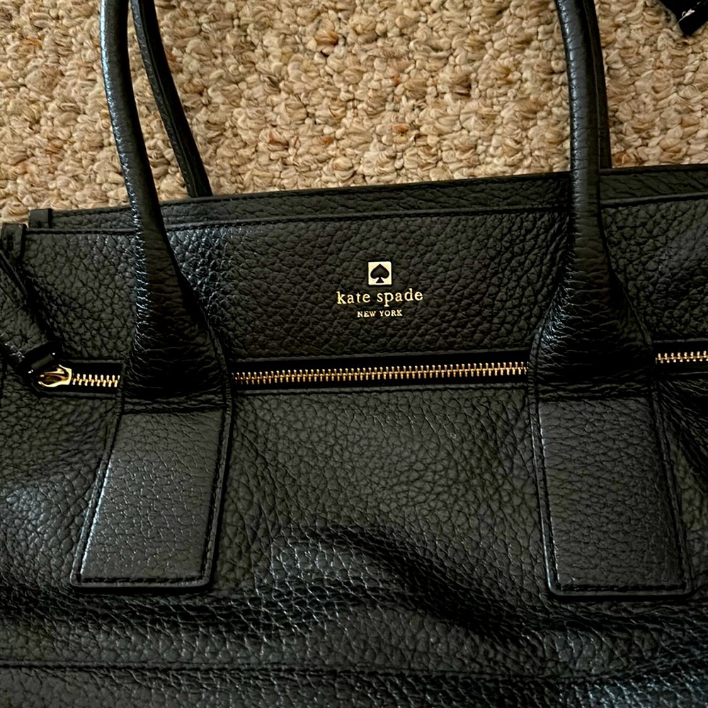 Kate spade black and gold purse
